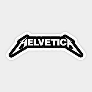 Helvetica Sticker